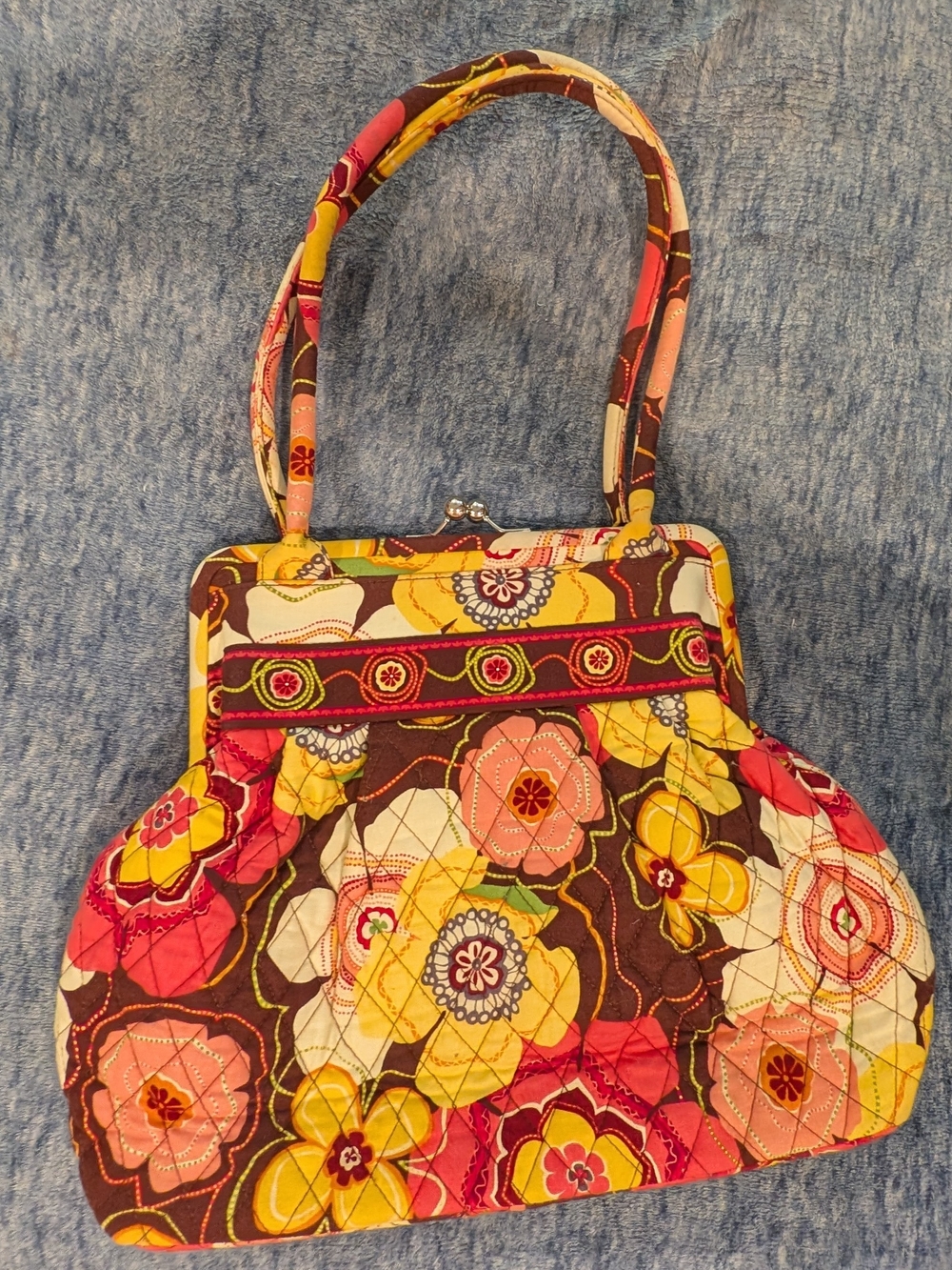Vera Bradley Buttercup Shoulder Bag - Picture 2 of 9